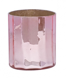 Greengate Teelichtglas pink