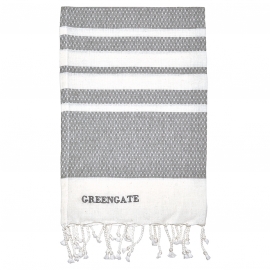 GreenGate Küchentuch Stripe grey