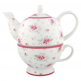 GreenGate Flora white Tea for one