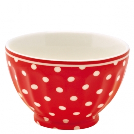 GreenGate Frenchbowl spot red small