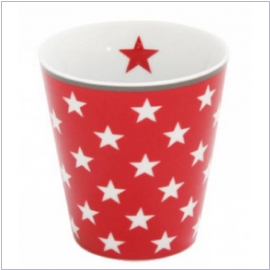 Krasilnikoff Happy Mug Star red